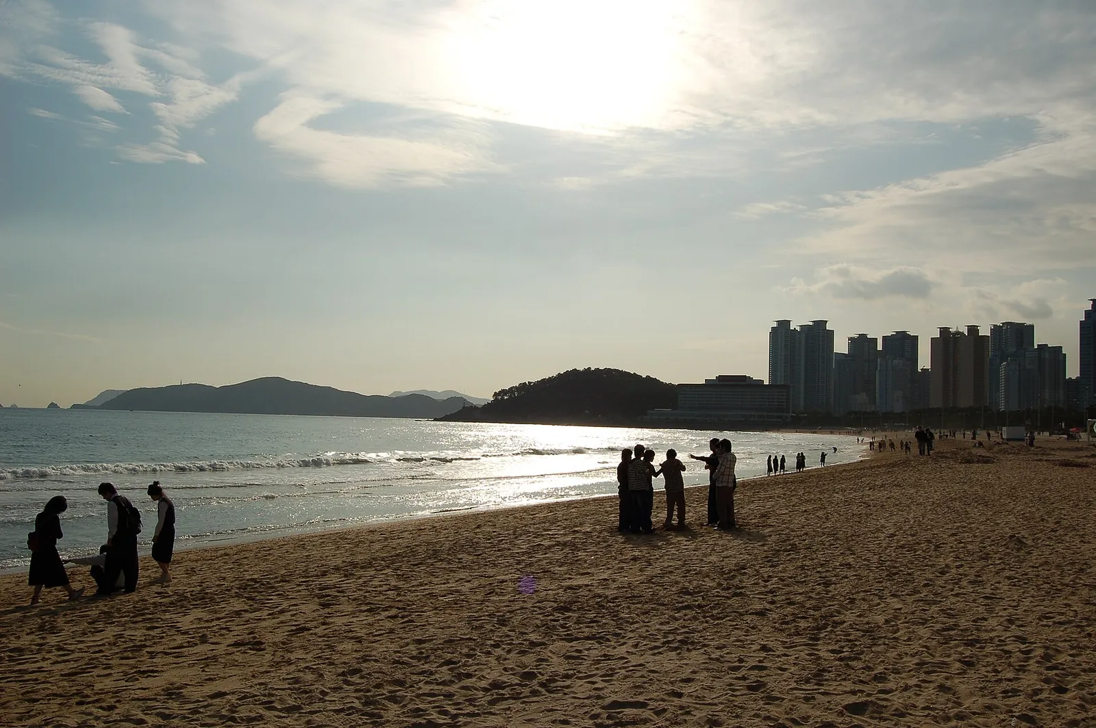 Haeundae beach in Busan